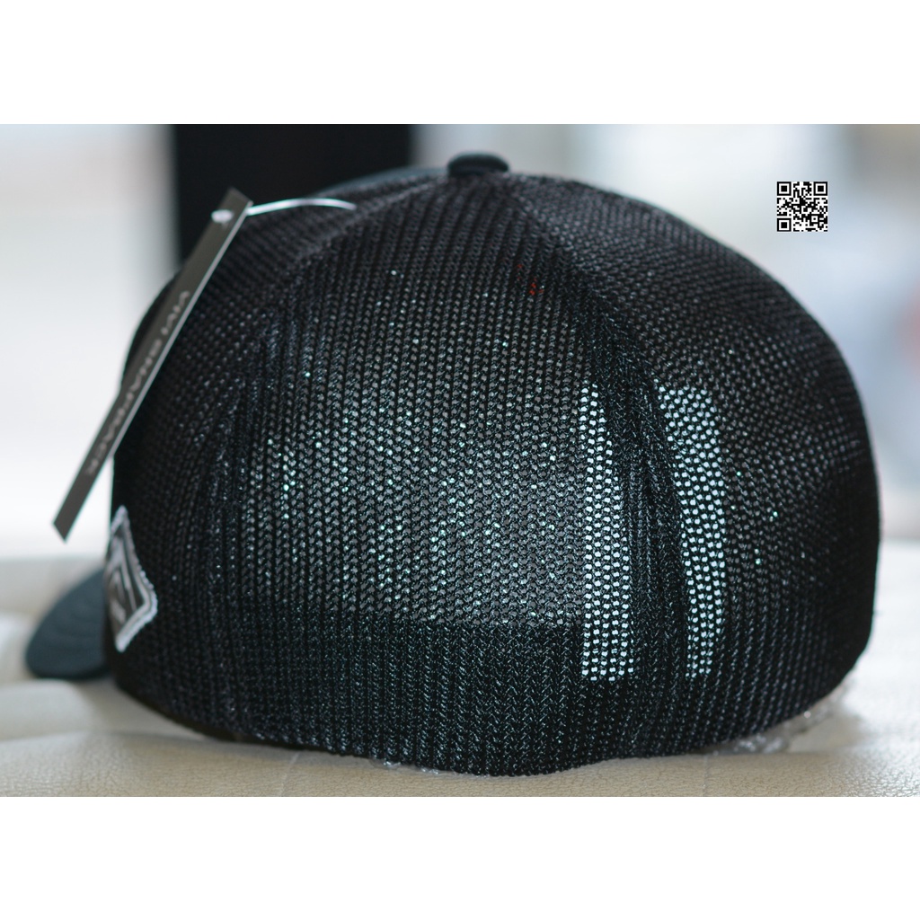 Nón Columbia thể thao thời trang lưới màu đen bít đuôi,mũ lưới chạy bộ đạp xe câu cá golf  Fitted Cap Black