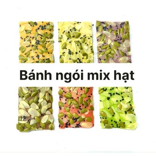 500g bánh ngói hạnh nhân mix hạt dinh dưỡng đủ vị -bánh kẹo tết- đồ ăn vặt