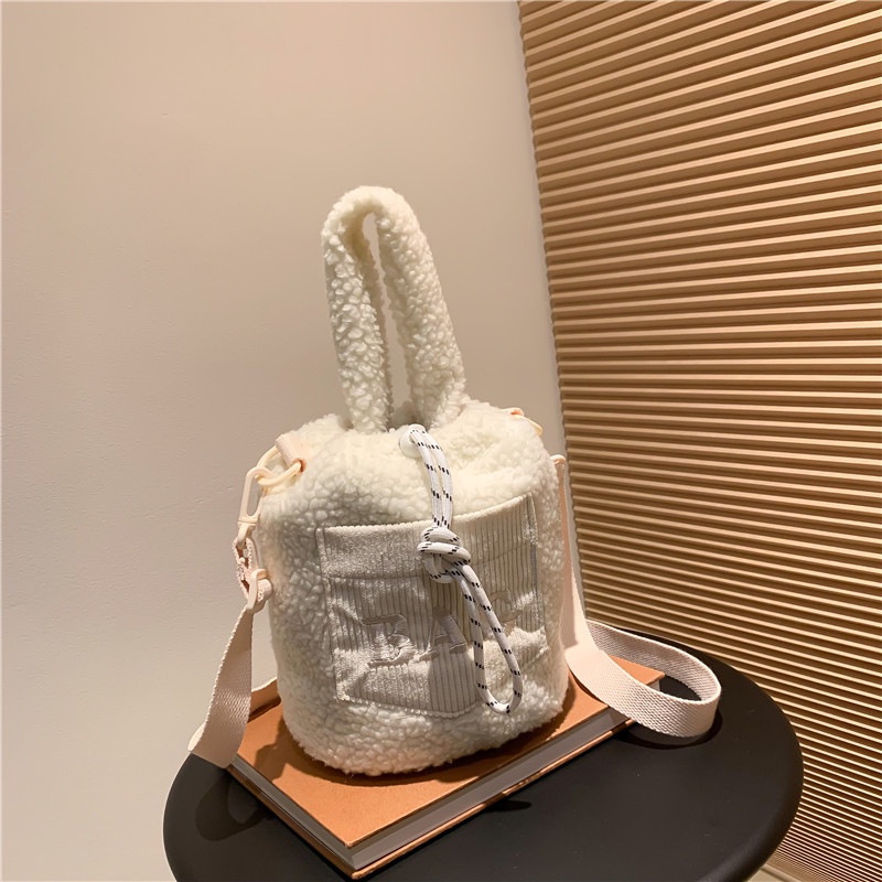 Túi Đeo Chéo Vai Bằng Vải Bông Họa Tiết Chữ Thời Trang Dễ Phối Đồ Cho Nữ