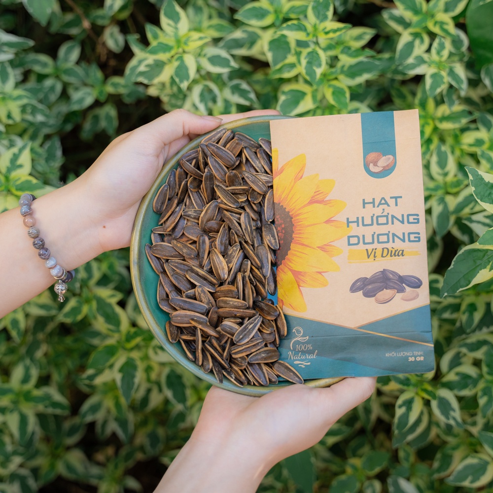 10 GÓI HẠT HƯỚNG DƯƠNG VỊ NGUYÊN BẢN VỊ DỪA NGUYÊN CHẤT| 90S Coffee Vietnam