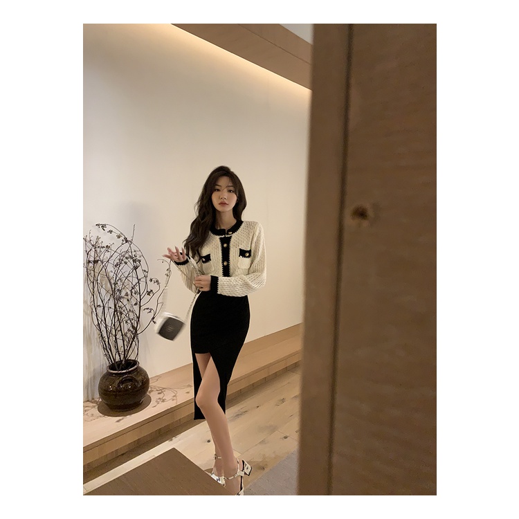 Áo len croptop sang chảnh