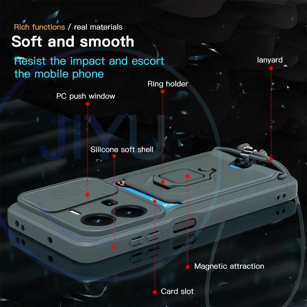 Ốp Điện Thoại Mềm Kiểu Máy Ảnh Cho Vivo Y16 Y35 Y02s Y22s Y31 Y51 Y20 Y20s y20i y12a y12s