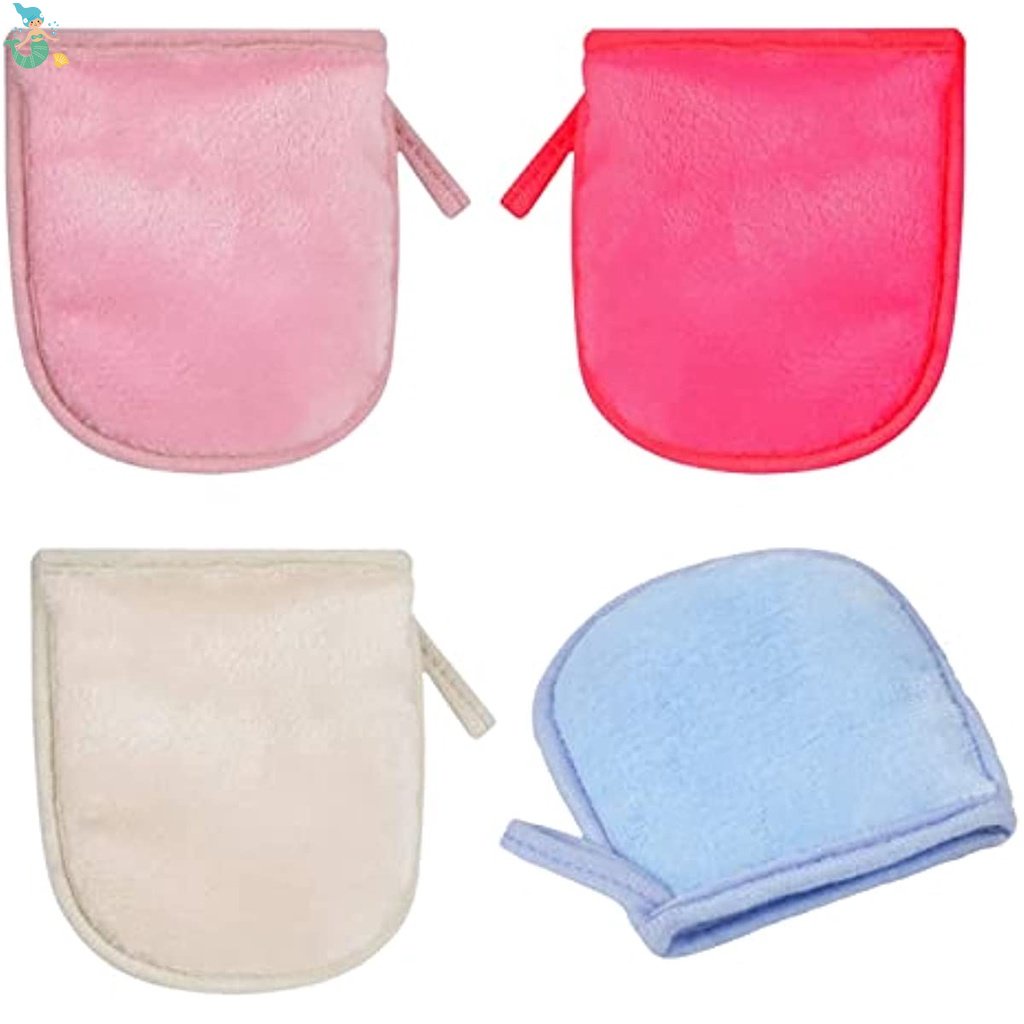 Găng Tay Rửa Mặt Khô Và Nhạy Cảm HYOY JP5 Bằng Sợi Microfiber Có Thể Tái Sử Dụng