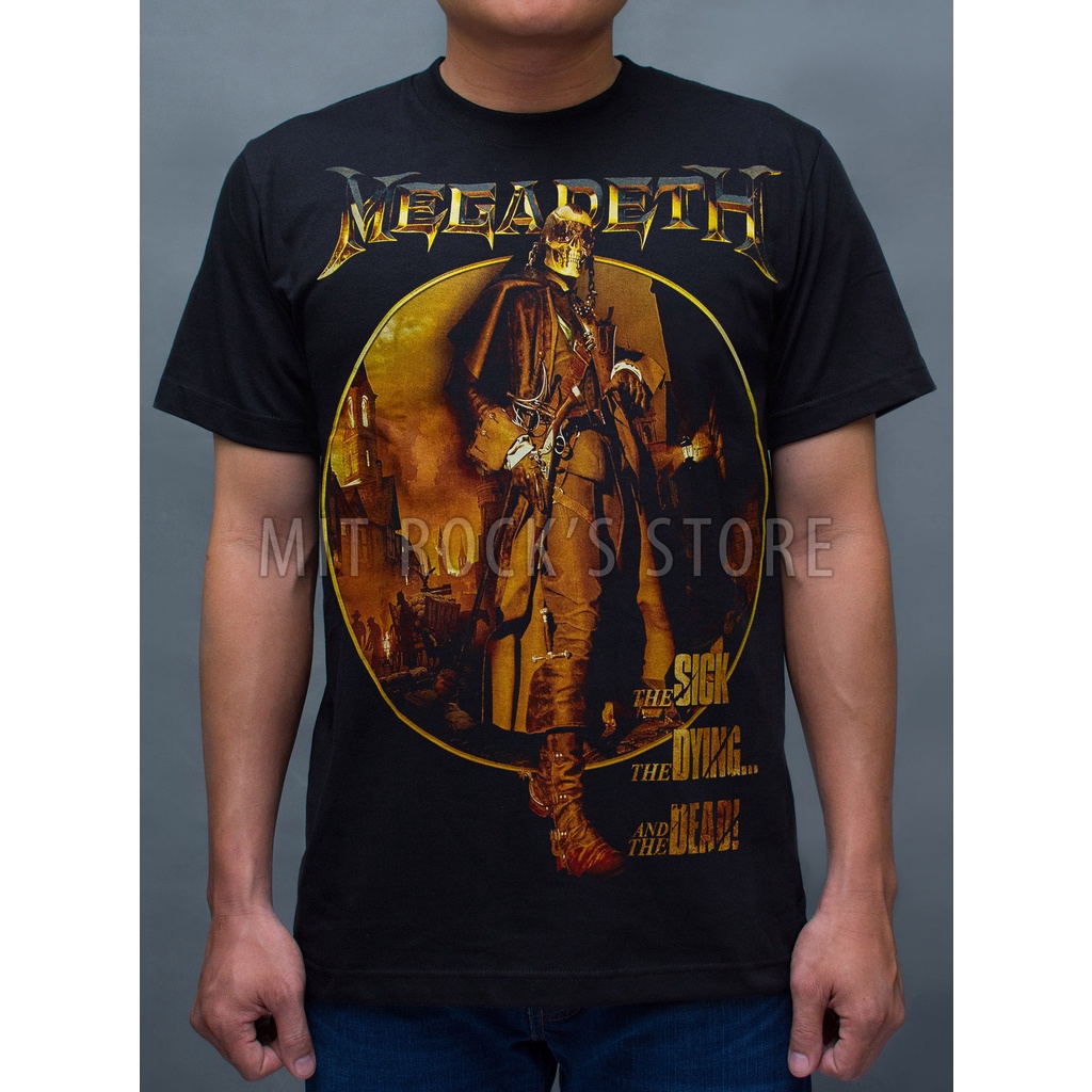 Áo Megadeth  - Rock band tee - Áo Rock - Size S, M, L, XL, XXL - Áo Thái Lan