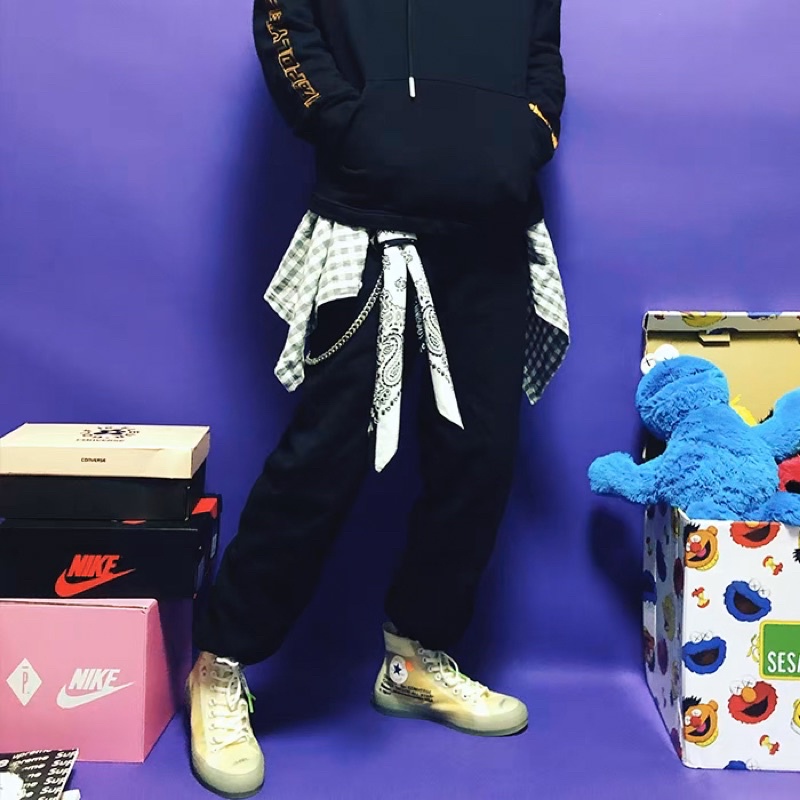 Khan bandana hai màu vải cotton size 55x55cm - Maben