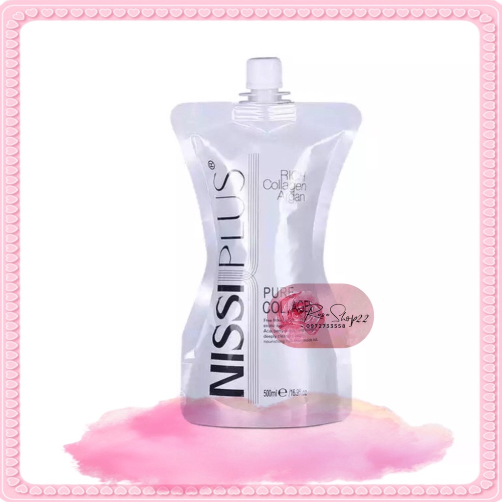 Mặt Nạ Hấp Siêu Phục Hồi Nissi Plus Collagen 500ml