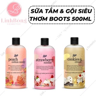 Sữa tắm & gội 21 siêu thơm boots 500ml