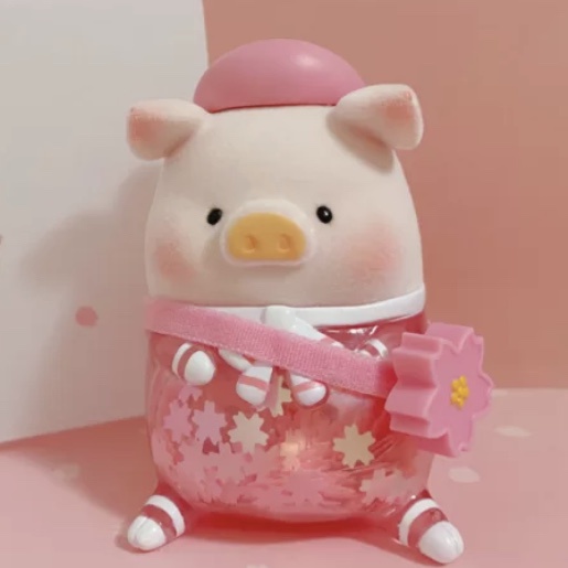 ★Hgtoys★ Bộ 52 Búp Bê Đồ Chơi Hình Hoa Anh Đào Heo LULU Pig Series Hoa Anh Đào Thời Trang Thích Hợp Làm Quà Tặng
