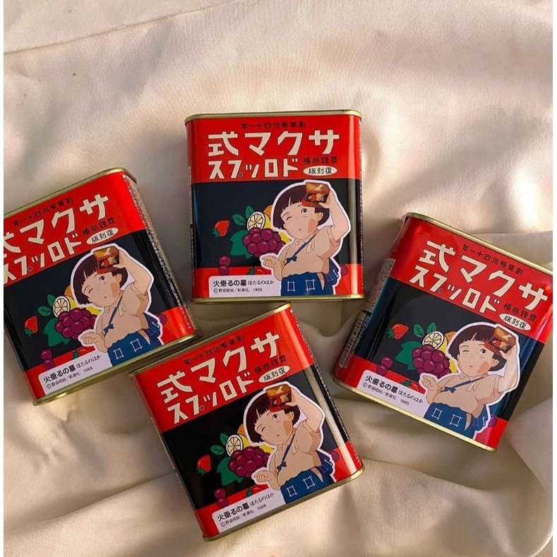 KẸO TRÁI CÂY HỘP THIẾC SAKUMA DROPS MỘ ĐOM ĐÓM HÀNG CHÍNH HÃNG