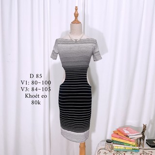 váy đầm body khoét 2 bên eo sexy