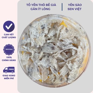 Tổ yến thô bể già gân giá rẻ (50-100gr) + Tặng kèm Nhíp nhặt lông yến chuyên dụng nhập khẩu -TD4