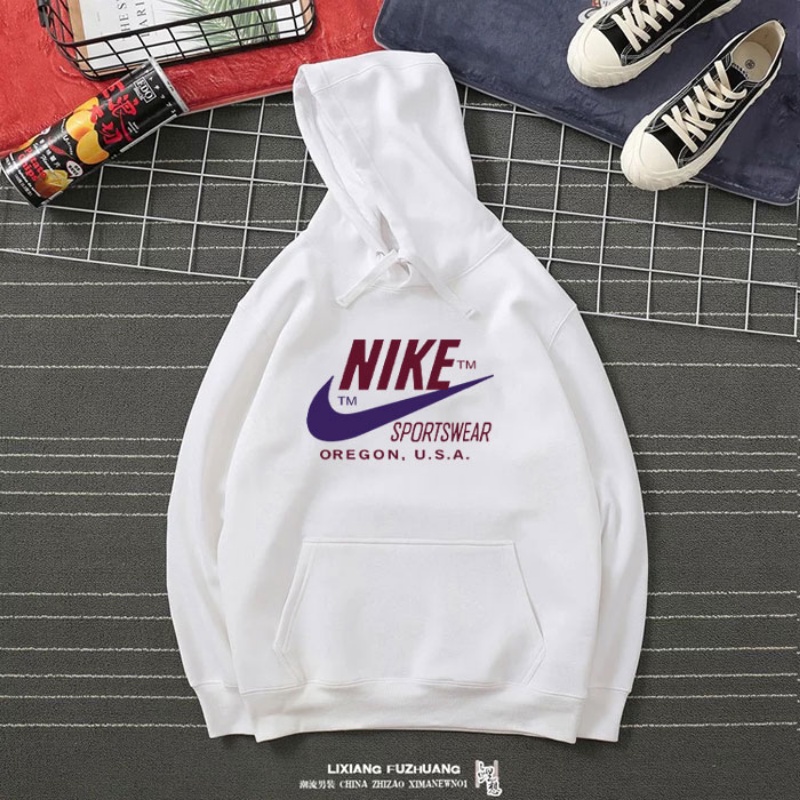 Áo Hoodie Nike 100% Cotton Dáng Rộng Thời Trang Dành Cho Nam Và Nữ
