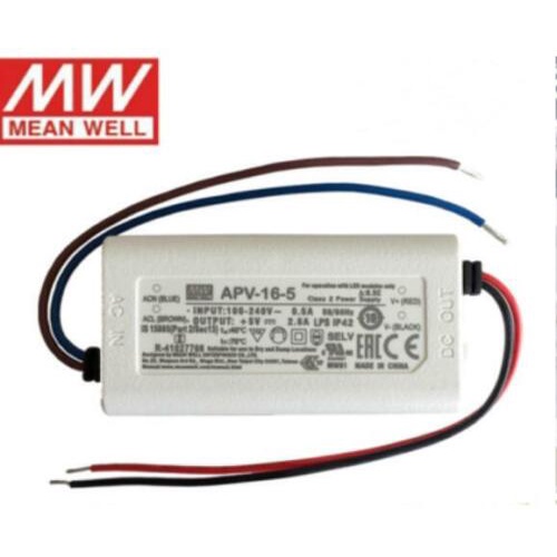 BỘ NGUỒN MEANWELL APV-16-5, APV-16-12, APV-16-15, APV-16-24
