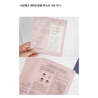 Mặt nạ thạch sinh học Celderma Ninetalks Hydrogel Mask