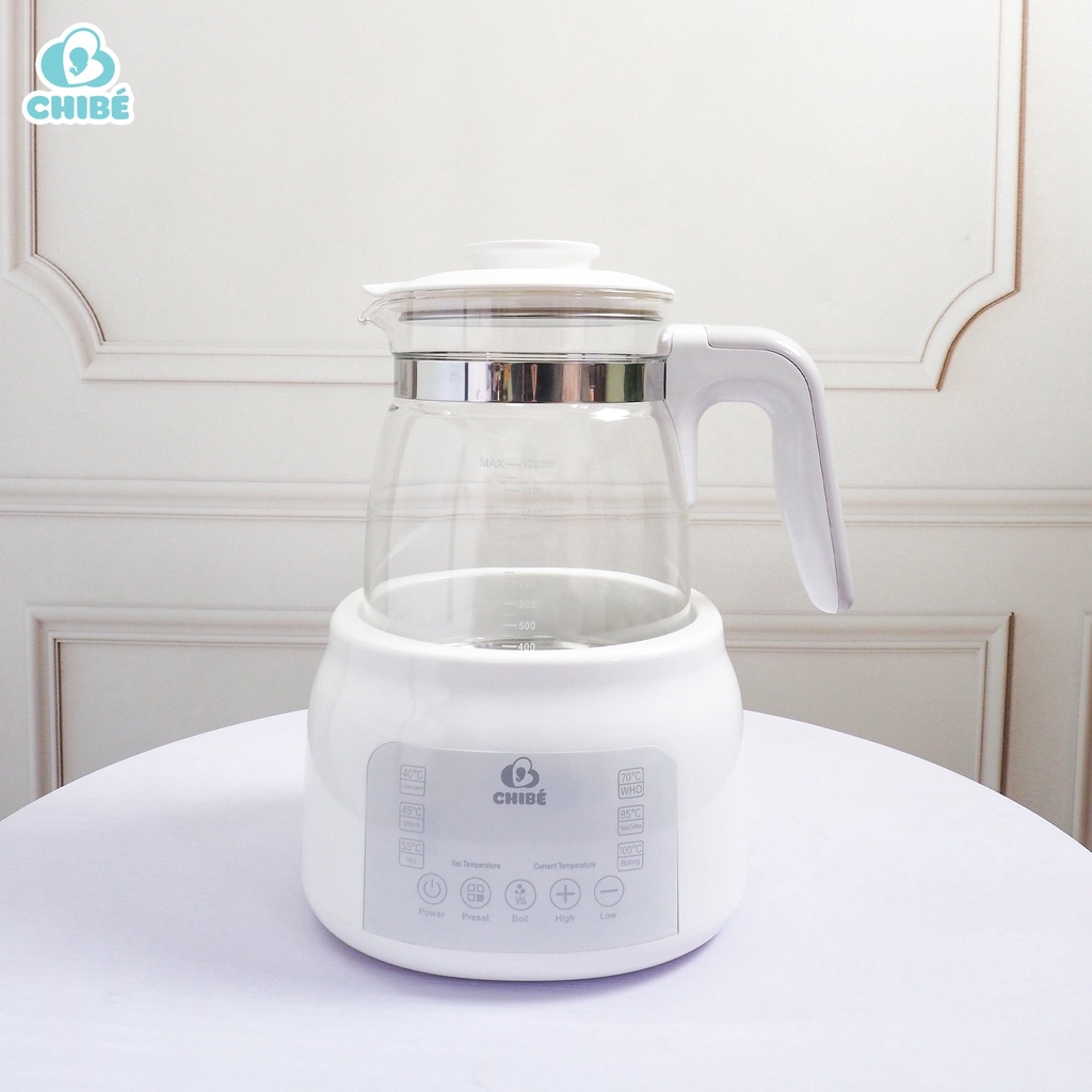 ẤM ĐUN NƯỚC PHA SỮA CHIBÉ - Ấm đun nước giữ nhiệt 3 ngày CHIBE - ấm đun nước khử clo