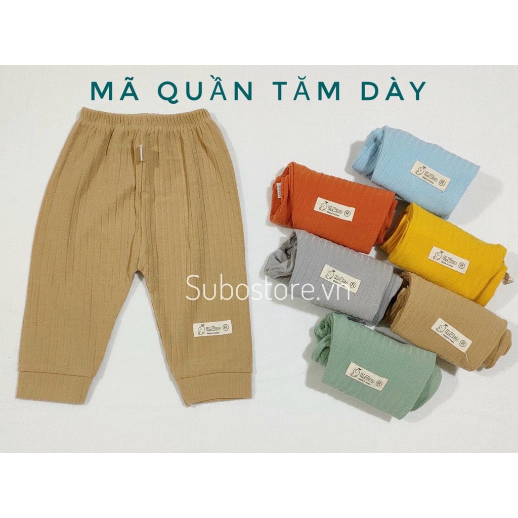 HÀNG LOẠI 1 KWOO Quần dài vải tăm dày dặn