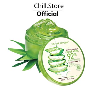 Gel Nha Đam Lô Hội Nature Republic 92% - Chính hãng 100% Hàn Quốc Làm Dịu, Dưỡng Ẩm Da