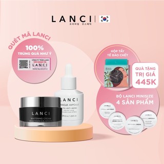 Bộ Dưỡng Trắng Da 3D-BRIGHTY LANCI Trắng Mướt Ngay Sau 1s