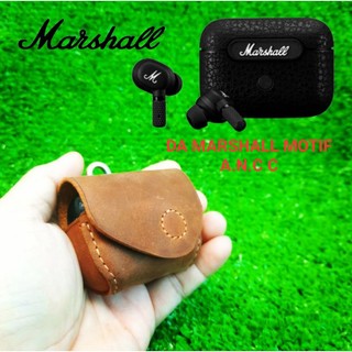 Bao da marshall motif a.n.c nút nam châm handmade