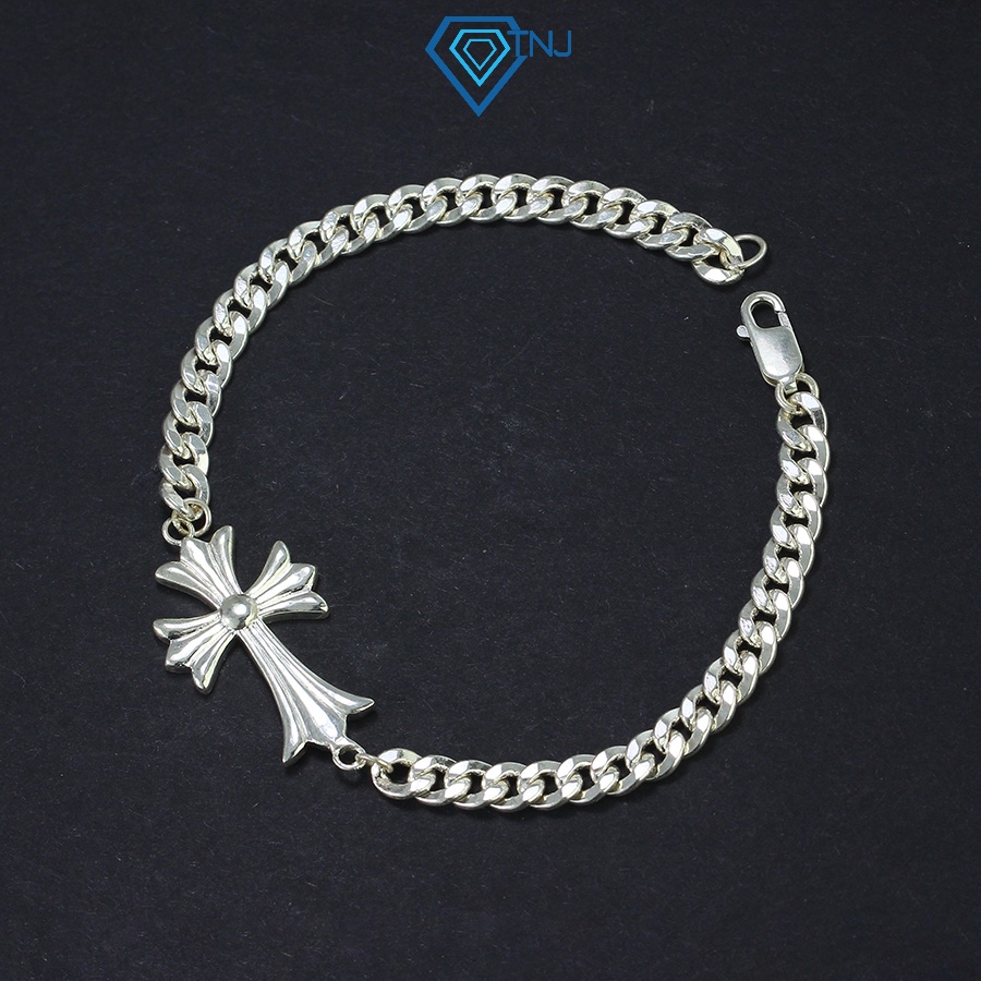 Vòng tay nam bạc thật hình thánh giá cá tính LTA0056 - Trang Sức TNJ