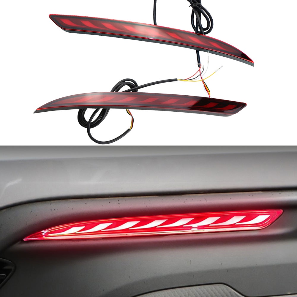 Đèn LED cản sau ô tô cho Geely Coolray Proton X50 2018 2019 2020 2021 2 Cái / bộ Đèn cảnh báo phanh 