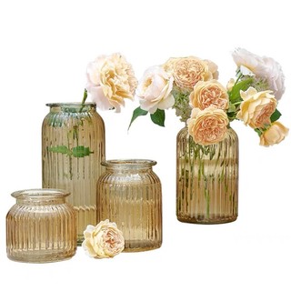 Bình hoa pha lê decor, lọ hoa pha lê vintage