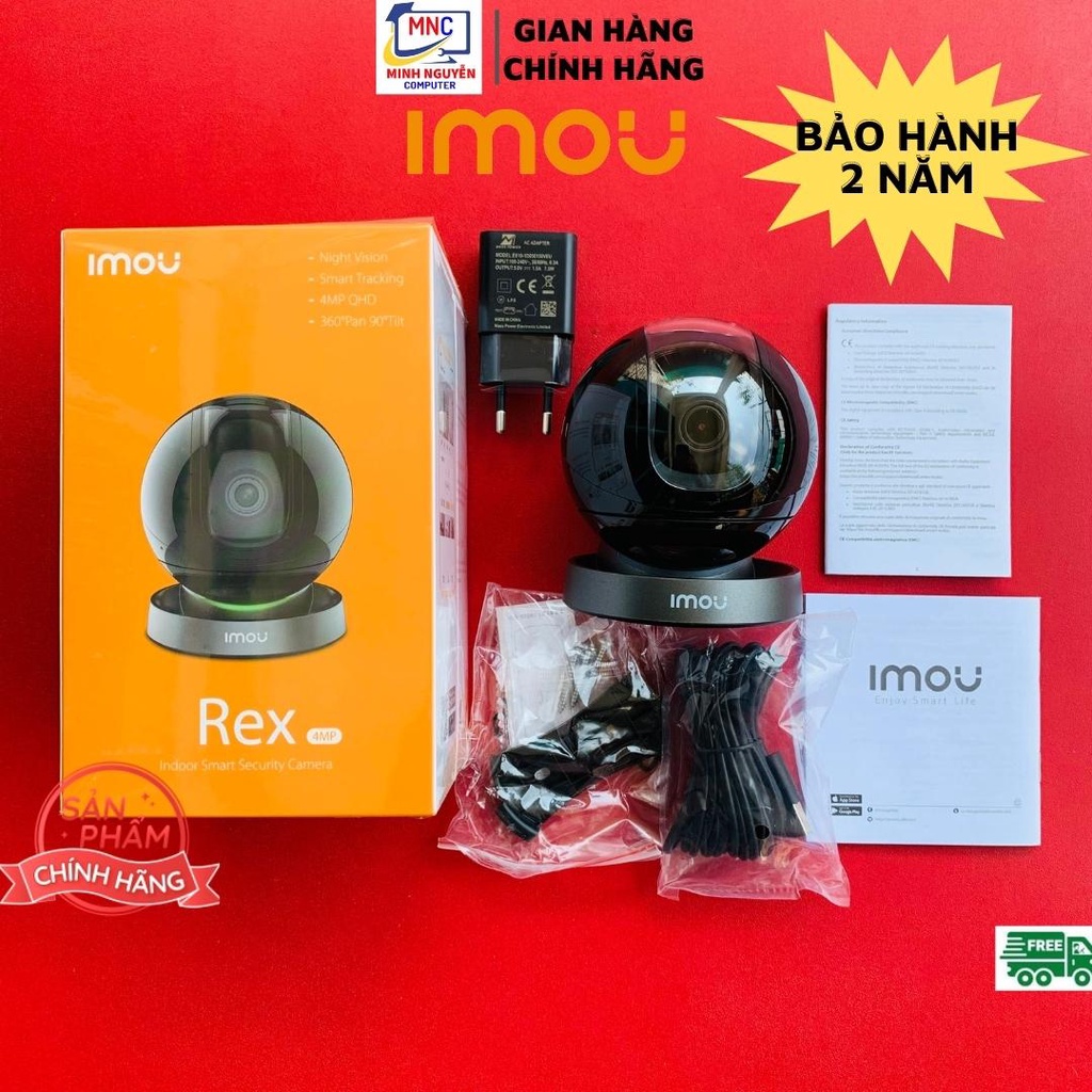 Camera Imou A46LP-D REX 4MP 2K, camera wifi Imou A46 trong nhà - Bảo hành 2 năm