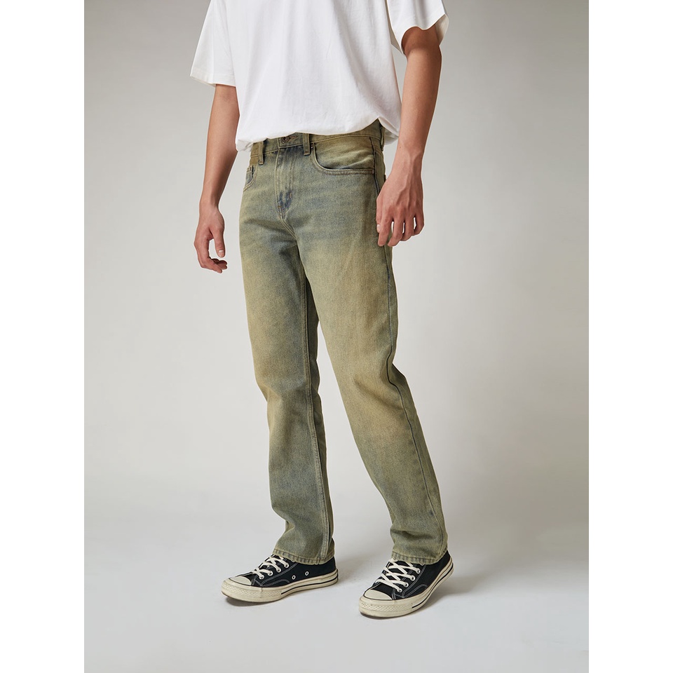 Quần Jeans The Denimaniac dáng suông màu Sand Blue SS23 - 921R Regular Fit