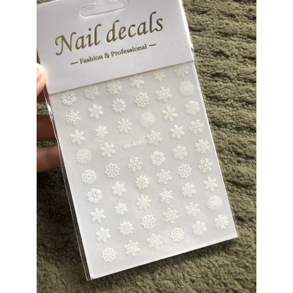 Các Mẫu Sticker BÔNG TUYẾT Noel❄❄❄☃️☃️☃️