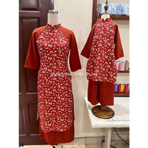 Áo dài đôi cho mẹ và bé