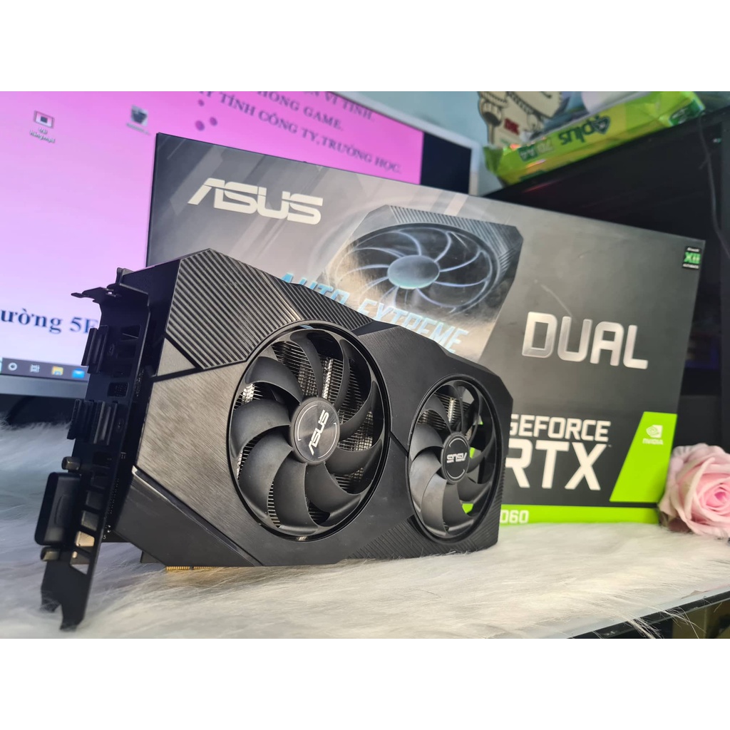 CARD MAN HÌNH - VGA RTX 2060 ASUS FULL BOX BH hãng 06.06.2024, box trùng seri