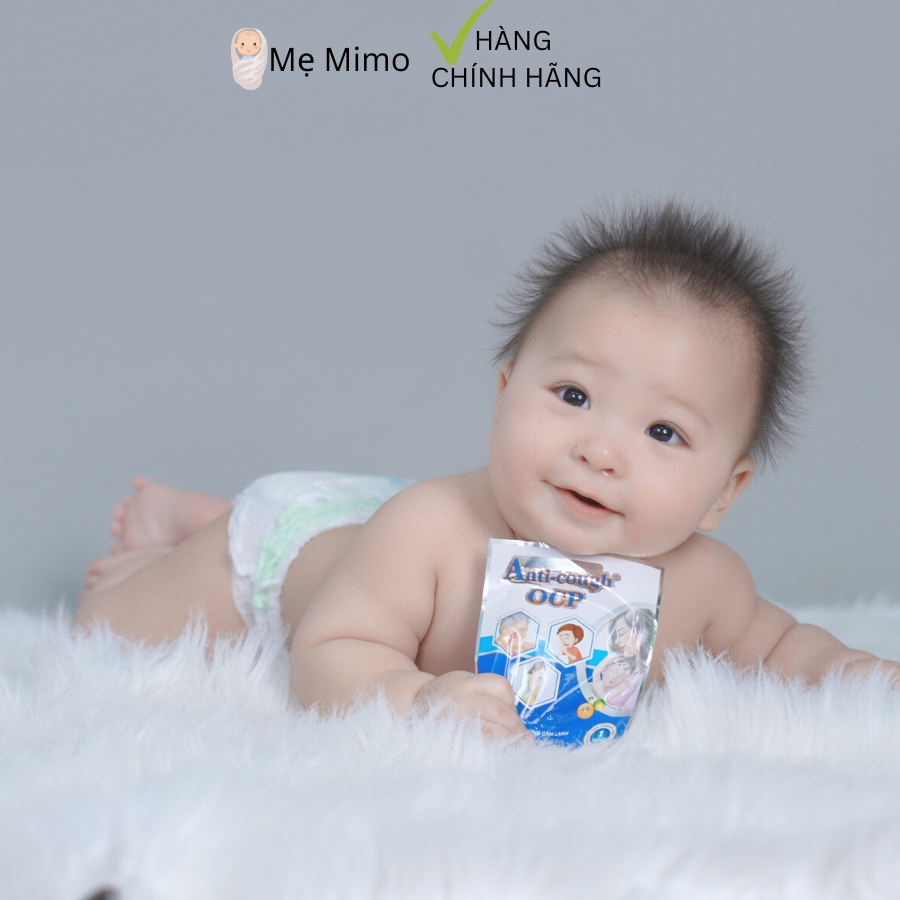 01 Hộp dán giảm ho, thông mũi thảo dược Anti cough, giảm ho cho bé sau 15’