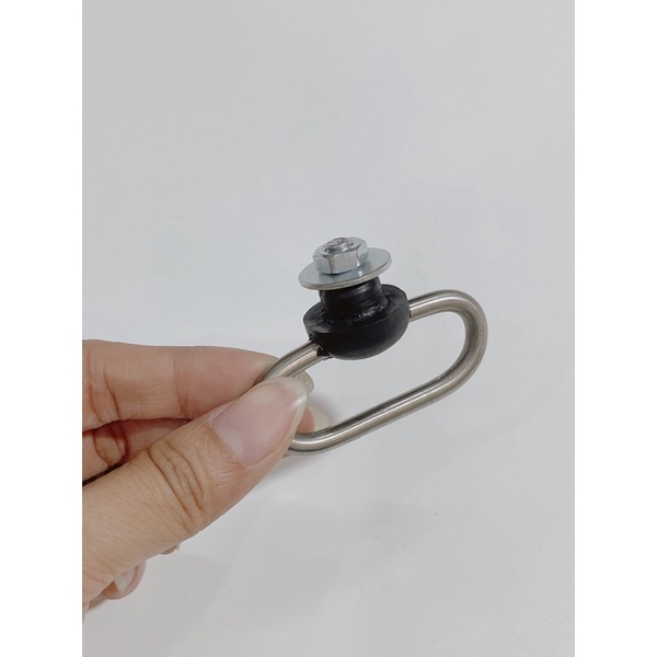 Cao su giữ dây đồng hồ, dây phanh, dây thắng. Quai dè inox xe Dream Wave nhỏ Sirius