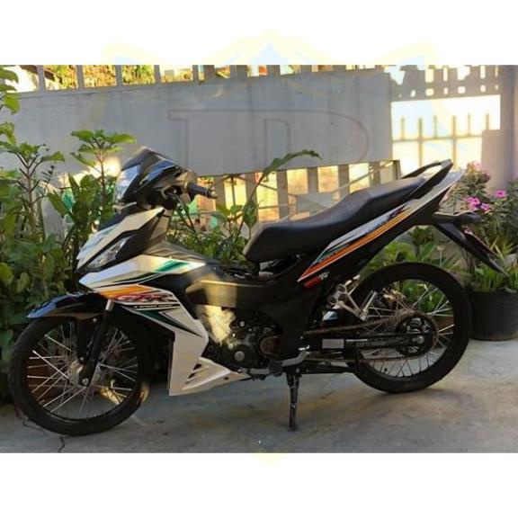 DECAL PVC 5 LỚP CHẤT LƯỢNG CAO Tem rời winner 150 trắng đen