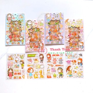 Sticker bộ 4 tấm
