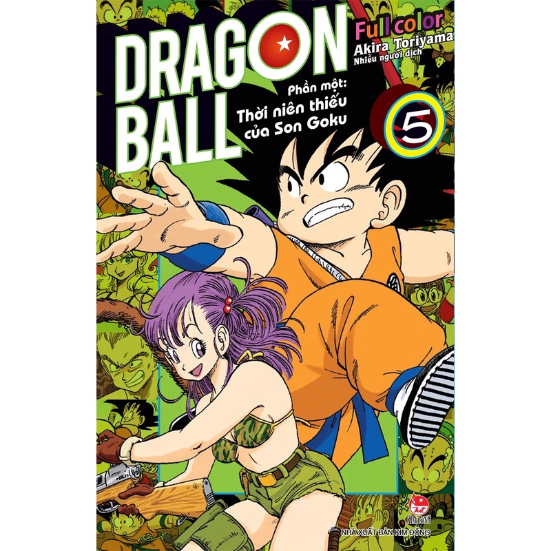 Truyện tranh Dragon Ball Full Color Lẻ tập - Phần 1 2 3 4 5 - 7 viên ngọc rồng full màu - NXB Kim Đồng