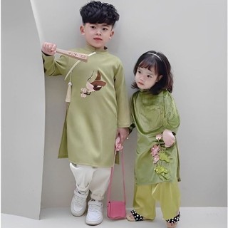 cách tân nhung Tết cho bé trai 9-18kg