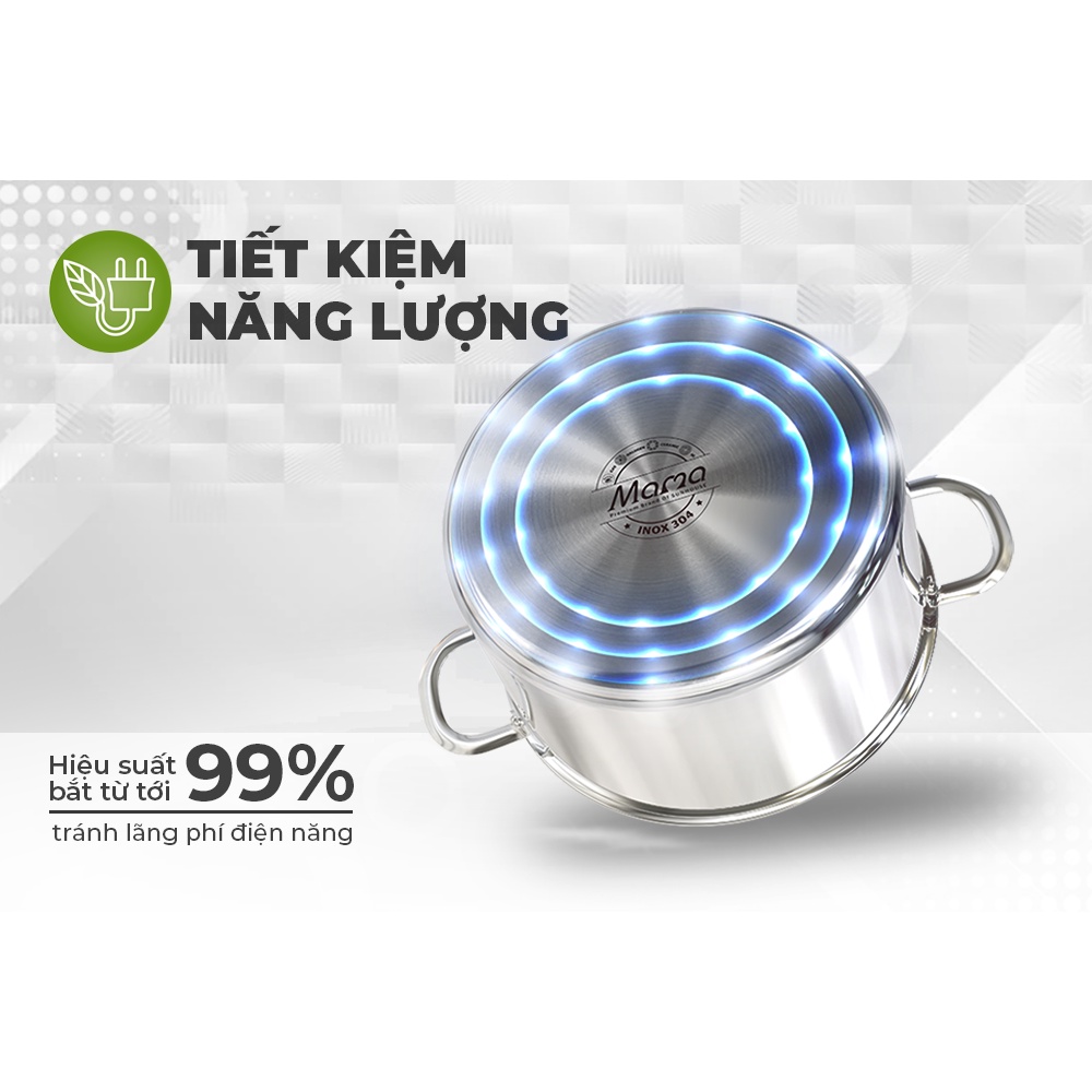 Bộ nồi inox đa lớp SUNHOUSE SHG701