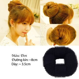 Dụng cụ độn búi tóc tròn donut DIY34