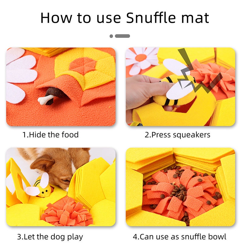 HamshMoc Đồ Chơi Thảm Giảm Căng Thẳng In Họa Tiết Hamsa Dùng Để Huấn Luyện Thú Cưng IQ 4