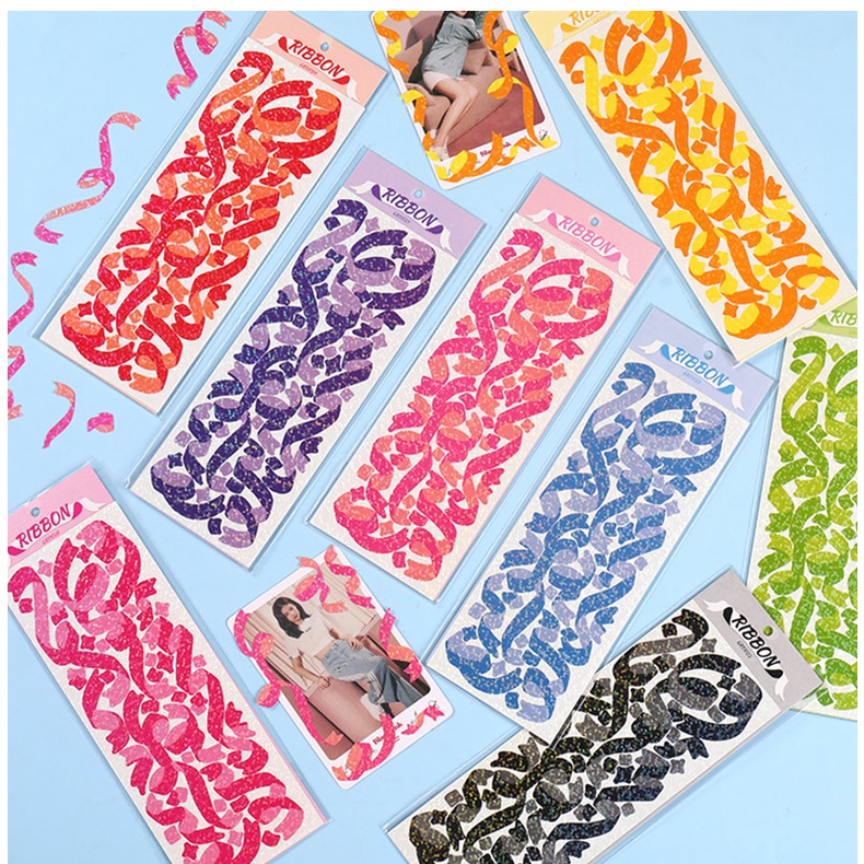 Miếng Dán Thẻ Cuckoo Kẻ Sọc Dọc Lấp Lánh GK0020