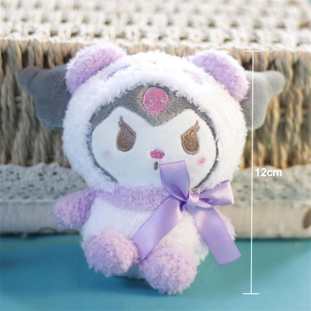Móc Khóa Hình Thú Nhồi Bông Kuromi Melody Cinnamon Pochacco 12cm A5I2 Dễ Thương