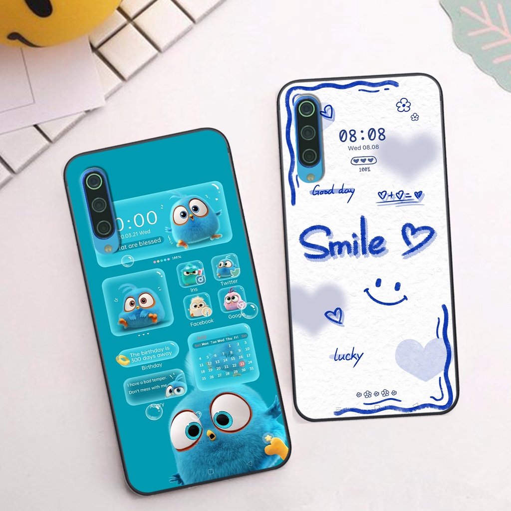 Ốp Xiaomi Mi 9 SE in hình gấu vịt caro nhiều màu sắc ngộ nghĩnh dễ thương