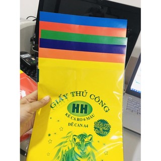 GIẤY THỦ CÔNG HH CÓ KẺ- ĐỀ CAN