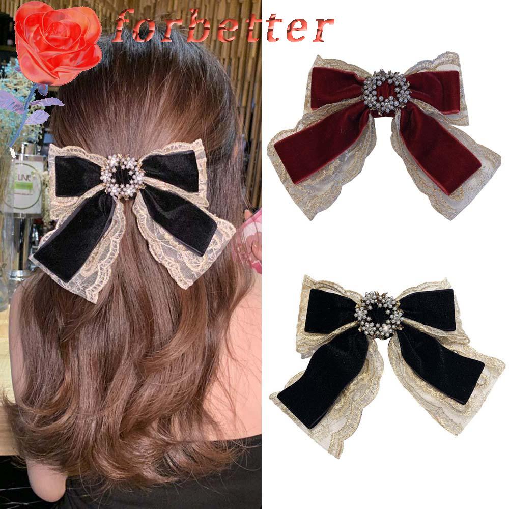 Kẹp Tóc Đính Nơ Thời Trang Nữ Tính