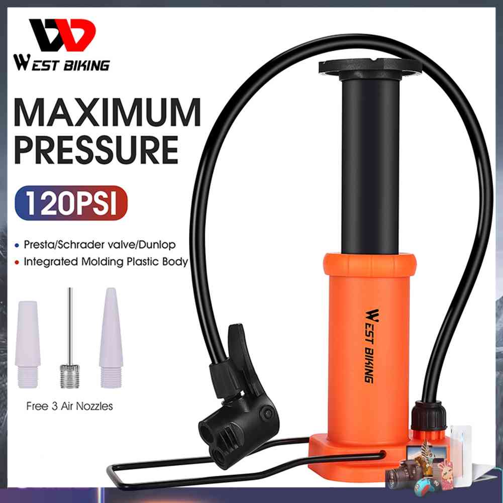 Ống Bơm Hơi Mini Di Động Tiện Dụng Cho Xe Máy / Xe Đạp