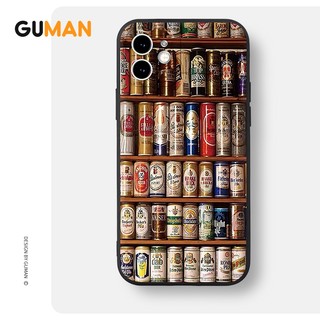 Ốp lưng GUMAN Mềm ngầu màu đen dễ thương đẹp Cho iPhone 17 16 15 14 13 12 11 Pro Max SE 2020 X XR XS 8 7 ip 6S 6 Plus kute XYB1150