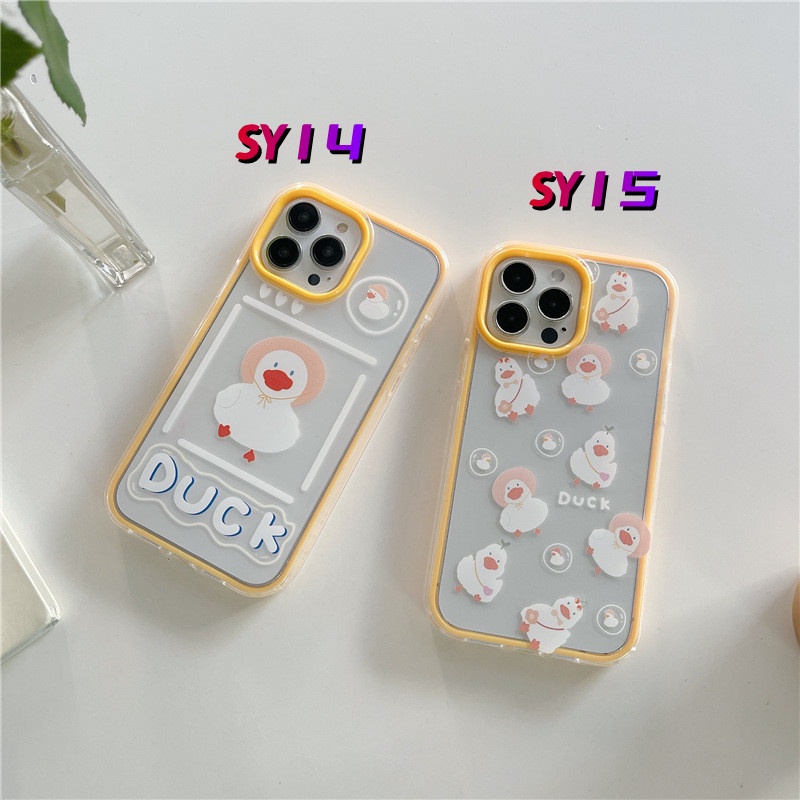 Ốp Điện Thoại Hình Vịt 3 Trong 1 Cho Vivo Y15S Y15a Y12 Y15 Y17 Y20 Y20i Y20s Y12s Y21 Y21s Y21T Y33s Y50 Y30 Y30i