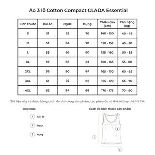 Áo Ba Lỗ Nữ Thương Hiệu CLADA - AE002