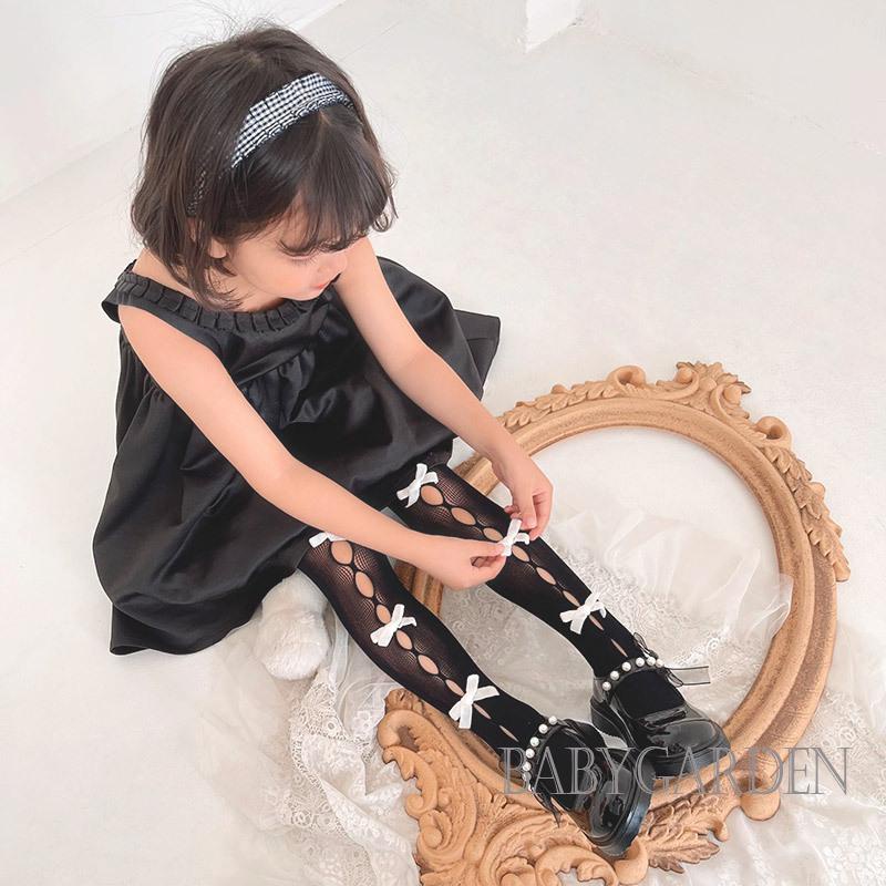 Quần Tất Phối Nơ Xinh Xắn Dành Cho Bé Gái 2-8 Tuổi